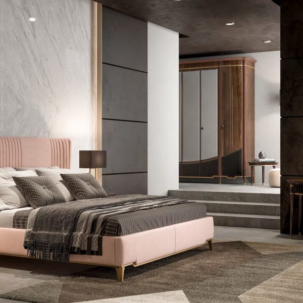 GHEZZANI-ARREDAMENTI-Collezione-NAVIGLI-NIGHT-GATTOPARDO-letto-bed-in-night-room-specchio-CRAIG-toilette-RIA-comodino-FLEMING-e-armadio-BOND